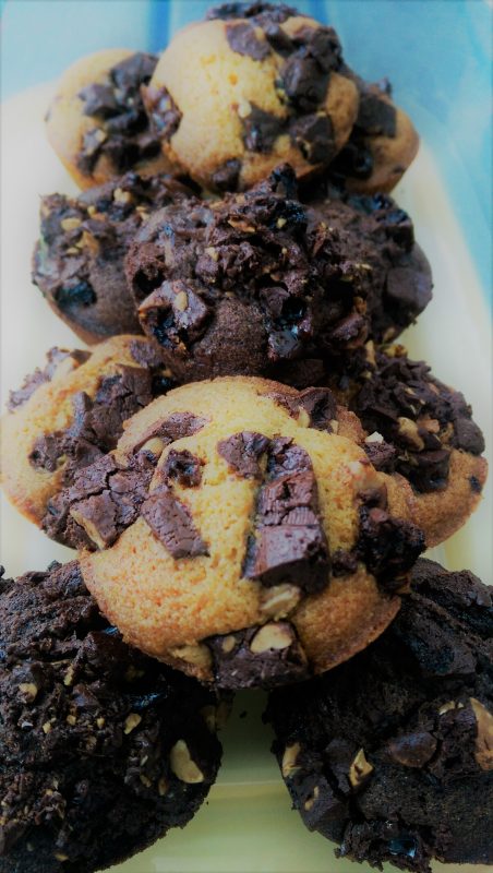 Muffiny s čokoládou